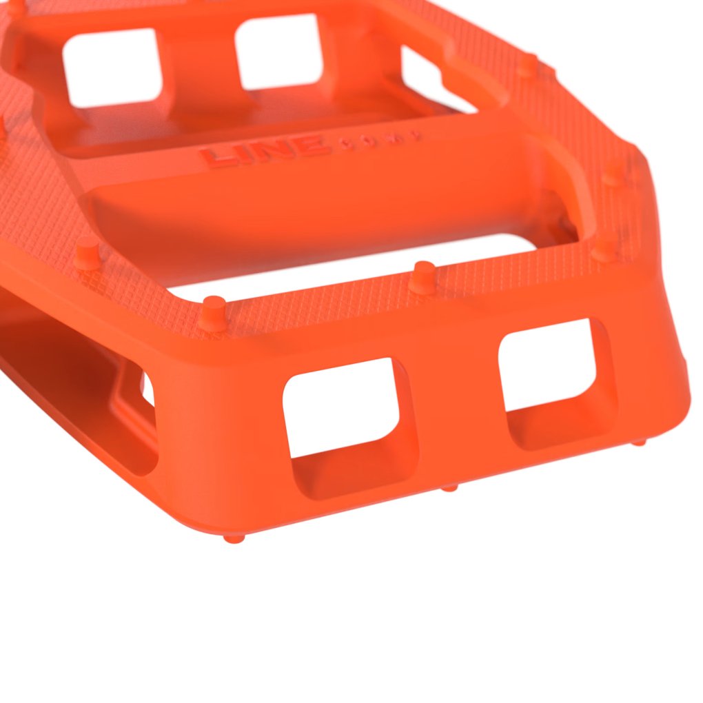 Trek Line Comp Flat Pedals - roarange