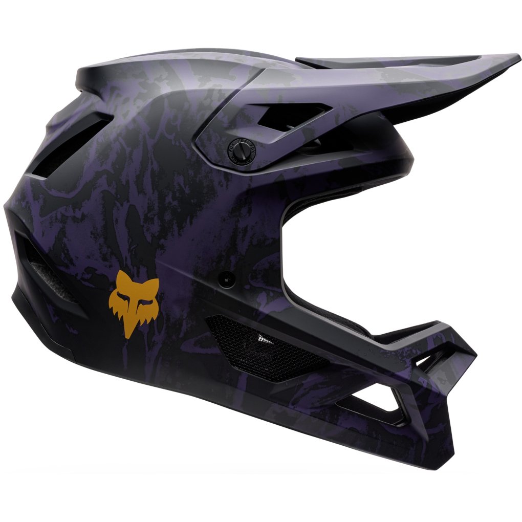 FOX Rampage MIPS Full Face Helmet Youth - Image Print - plum