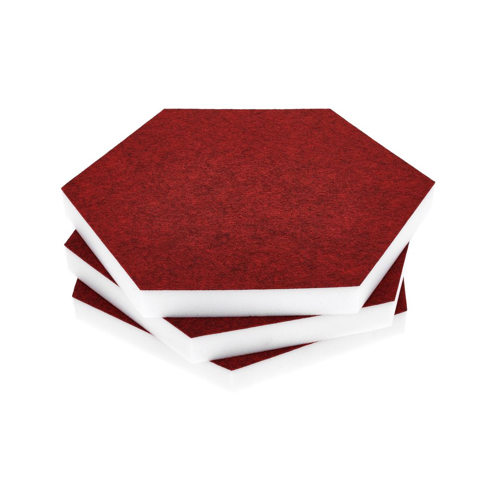 t.akustik Hexagon Melamine Bordeaux 25 – Thomann Ireland