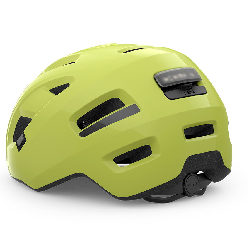 MET E-Mob Helmet - lime glossy