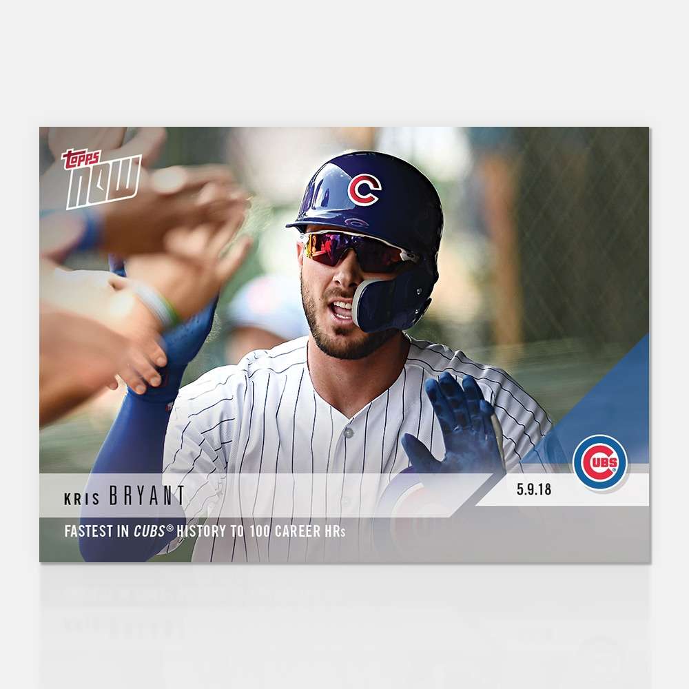 Kris Bryant - 05/09/2018 TOPPS NOW® Card 191 - Print Run: 1264