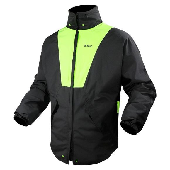 Veste de pluie LS2 X-RAIN - Noir / JauneRef : LS1355