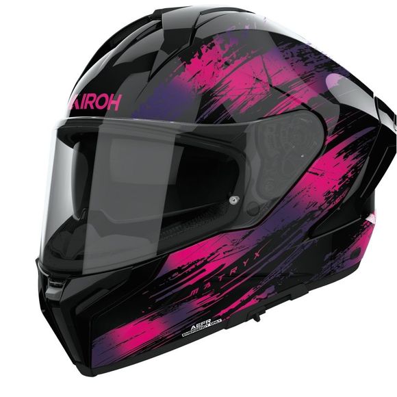 Airoh MATRYX Full-Face Helmet - REFLEX - Violet / BlackRef: AR1505