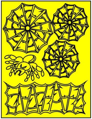 Widow Webs Paint Mask XXX Main Racing XXXM048L