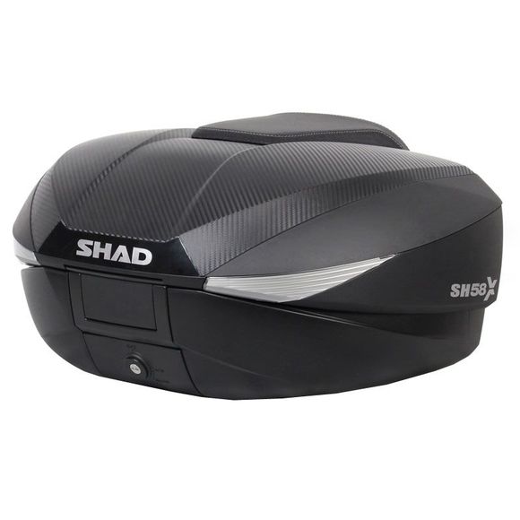 Top case Shad SH 58X EXPANDABLE CARBON Universel - CarboneRef : SHD0B58106 / D0B58206
