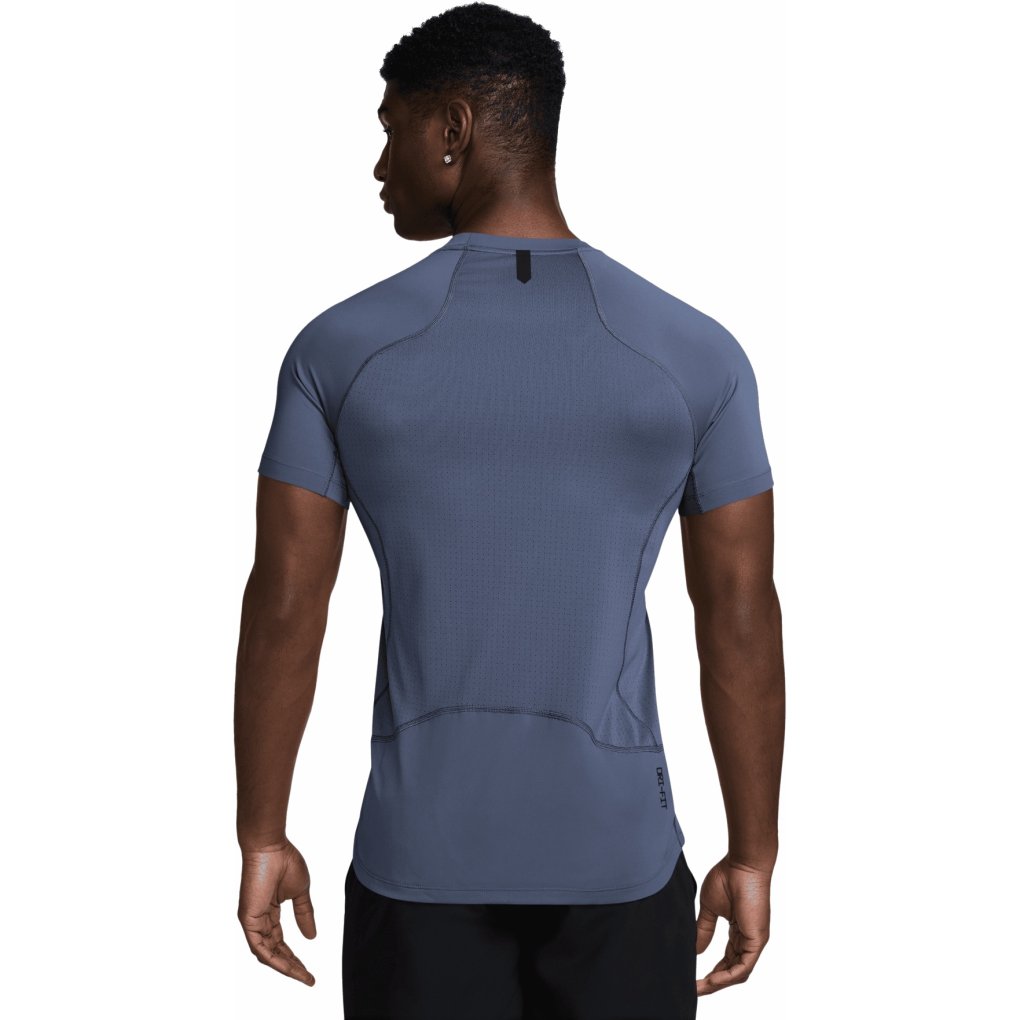 Nike Pro Dri-FIT Short Sleeve Top Men - diffused blue/black HV0409-491