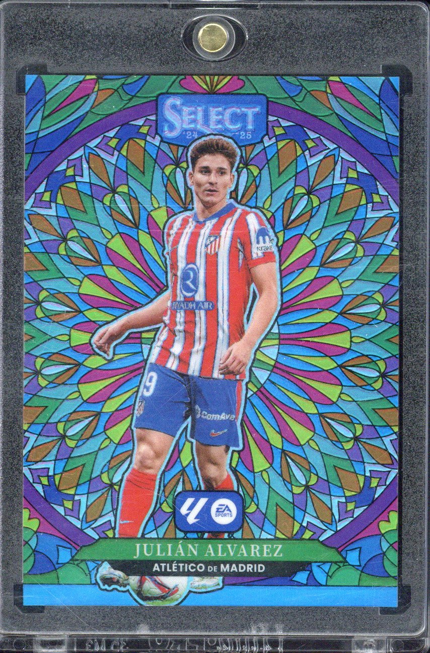 2024/25 Panini Select La Liga Julian Alvarez Stained Glass #4