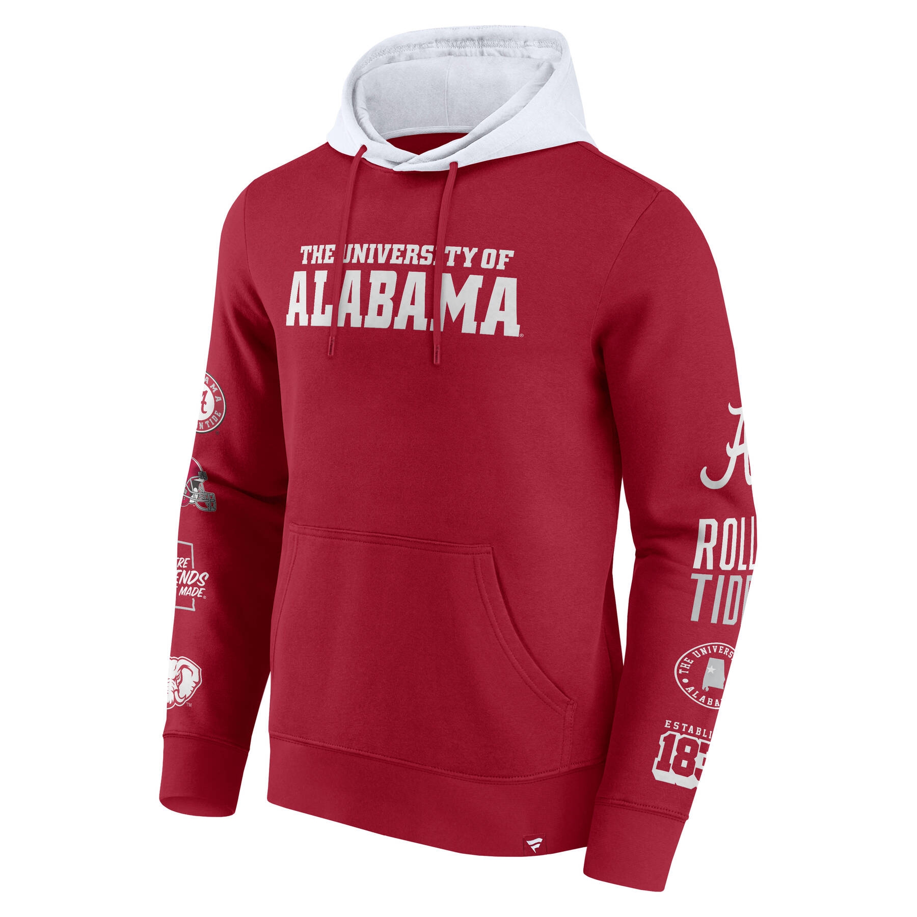 Alabama Crimson Tide Colorblock Badge NCAA Hoodie