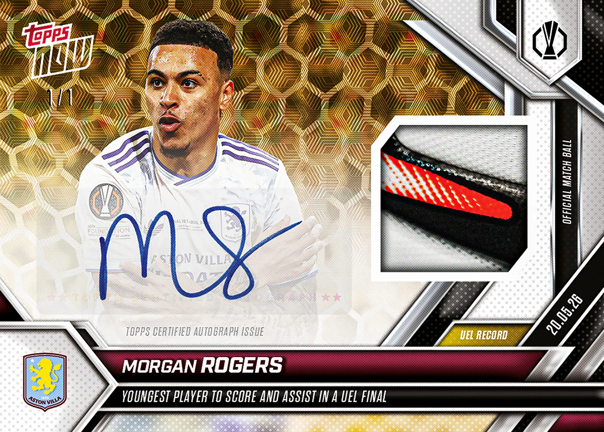 Morgan Rogers - 2025-26 UEL Topps NOW® - Card 35