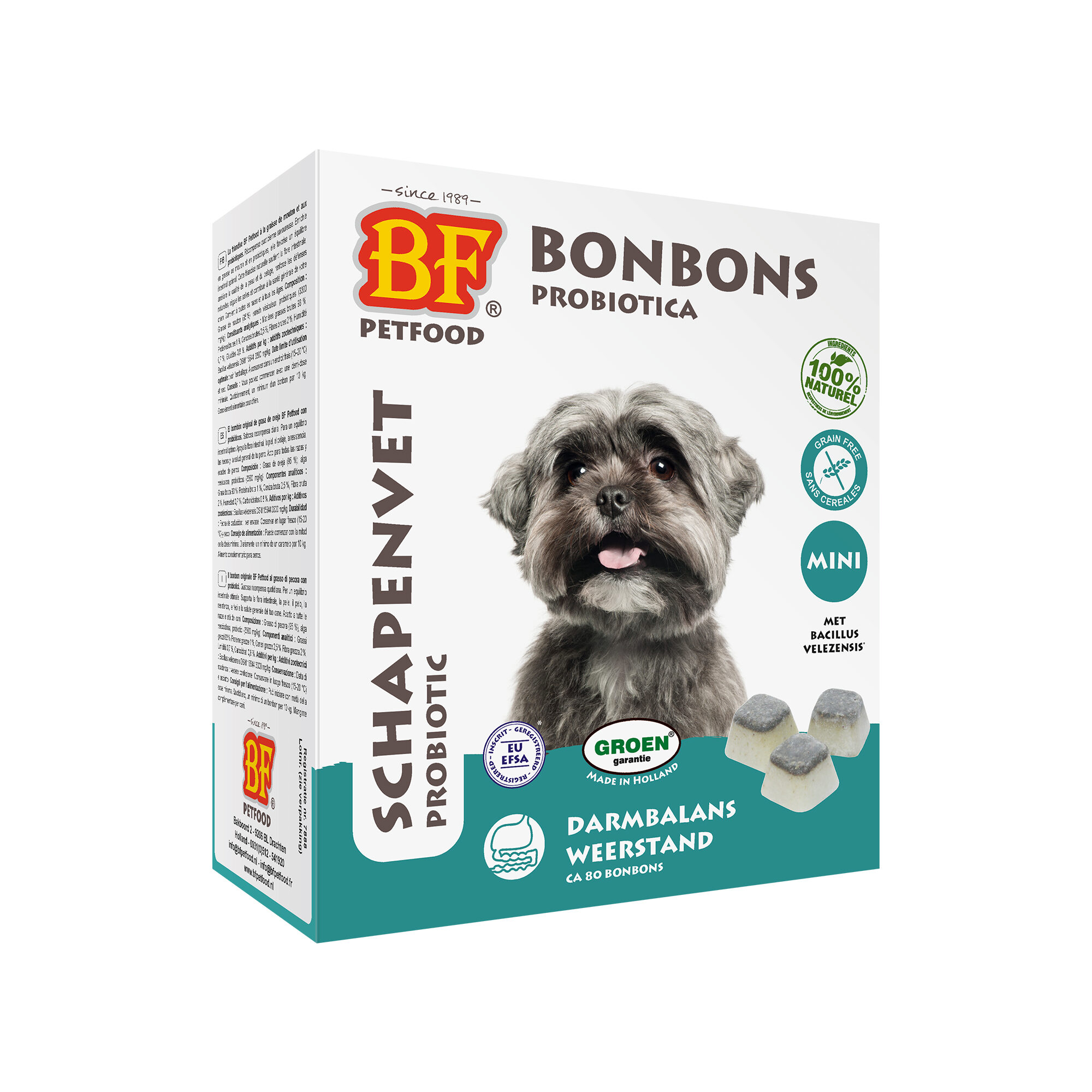 Biofood Sheep Fat Probiotics Mini - 80 pieces