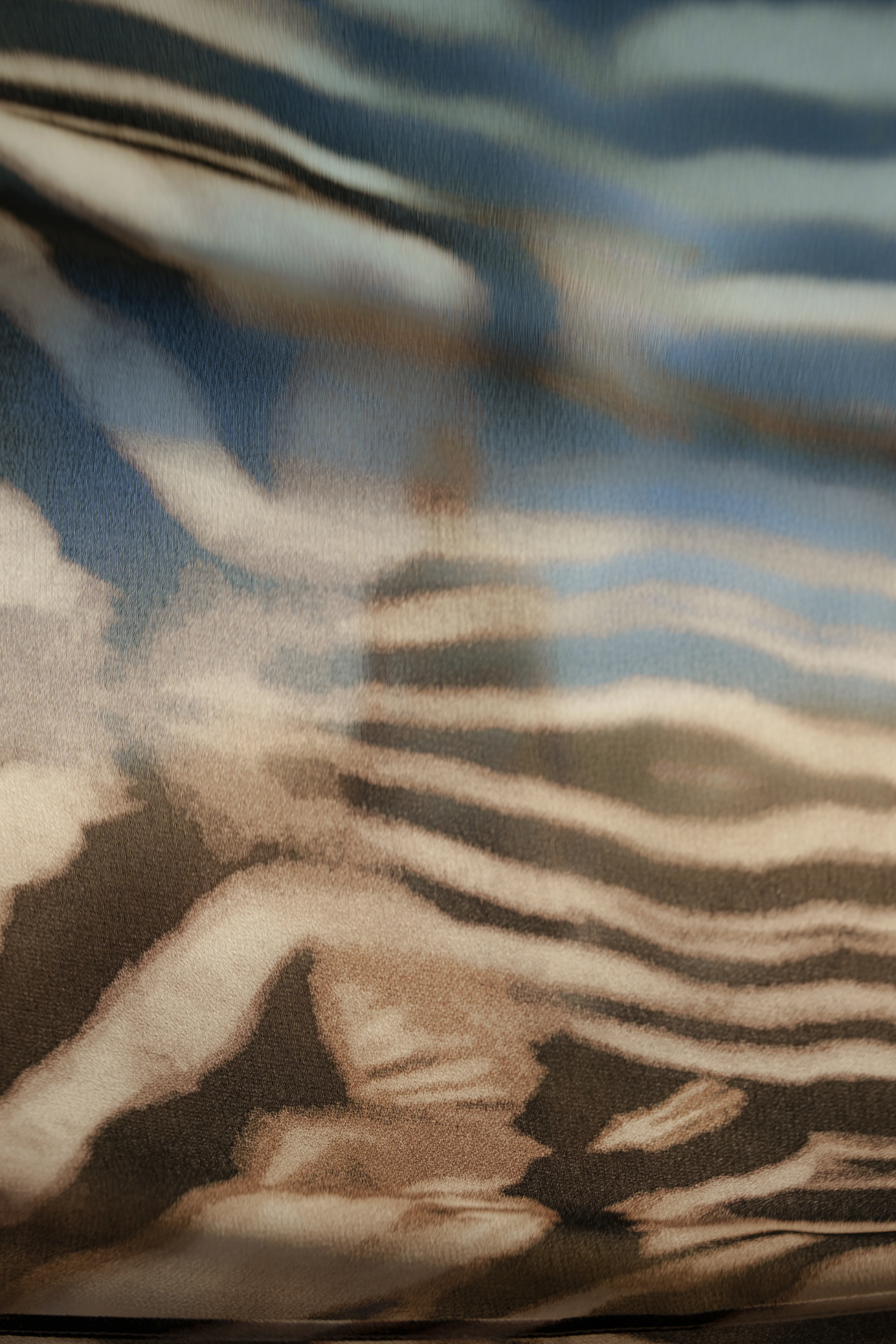 Brown Zebra Print Shadow Safari Scarf