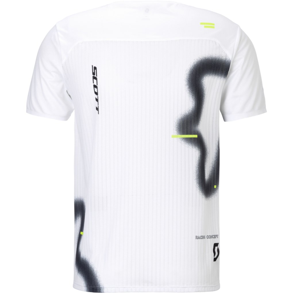 SCOTT RC Run Short Sleeve Tee Men - white/black