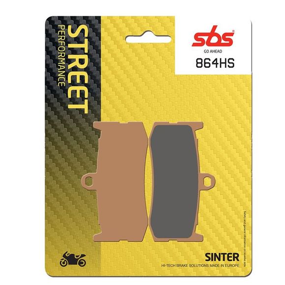 SBS 864HS Sintered Metal Front Brake PadsRef: 864HS / 864070