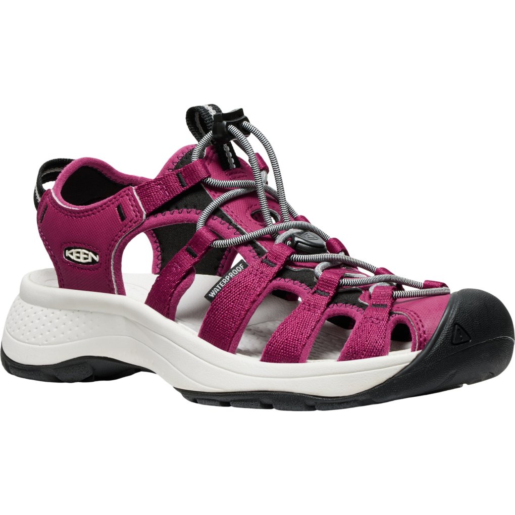 KEEN Astoria West Sandals Women - Beaujolais/Star White