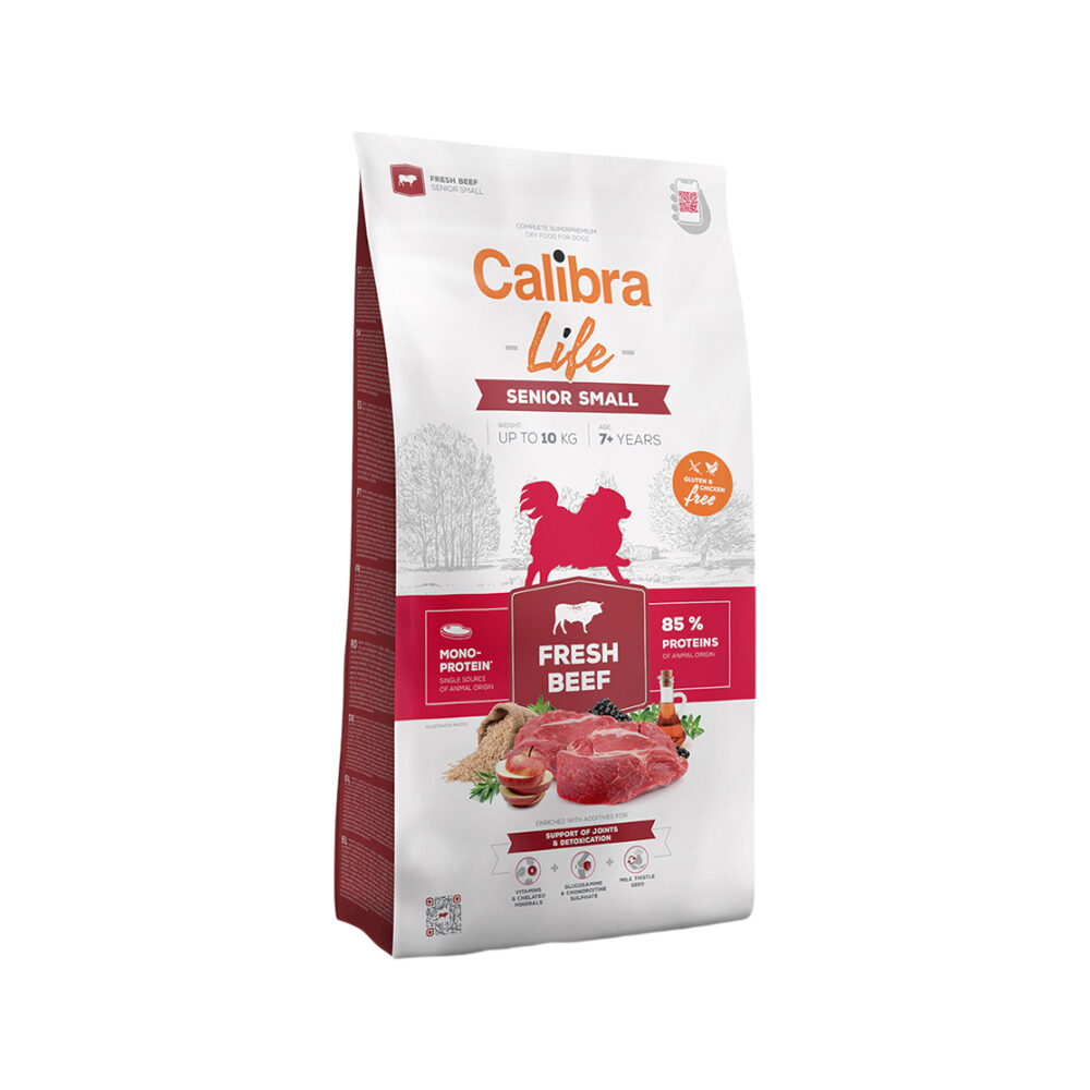 Calibra Dog Life Senior Small Breed - Beef - 1.5 kg