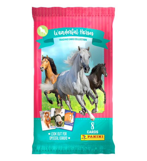 Panini Wonderful Horses Trading Cards - Box With 24 Booster Packs