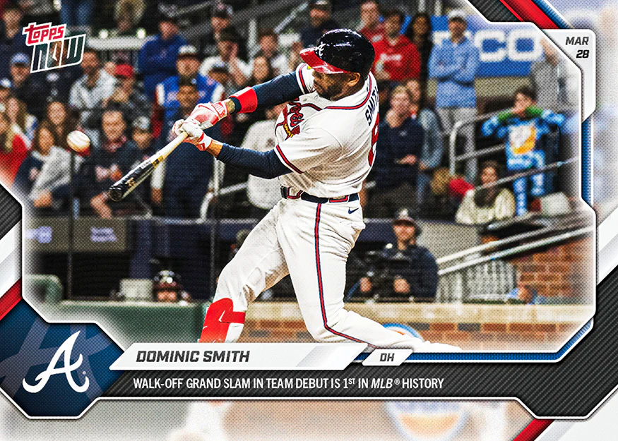 Dominic Smith - 2026 MLB Topps NOW® - Card 20 - PR: 813
