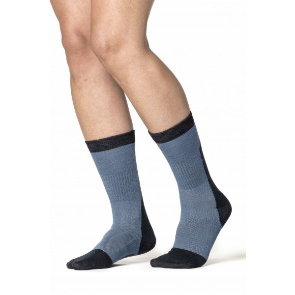 Woolpower Skilled Liner Classic Socks - dark grey/grey