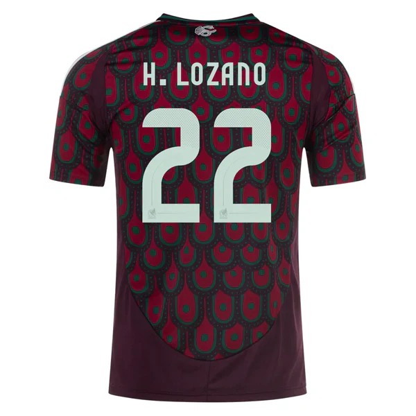 Mens Mexico Hirving Lozano Home Jersey 24/25 (Multicolor)