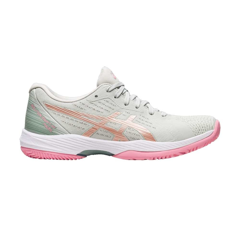 ASICS SOLUTION SWIFT FF PADEL GREY PINK WOMAN 1042A204-020