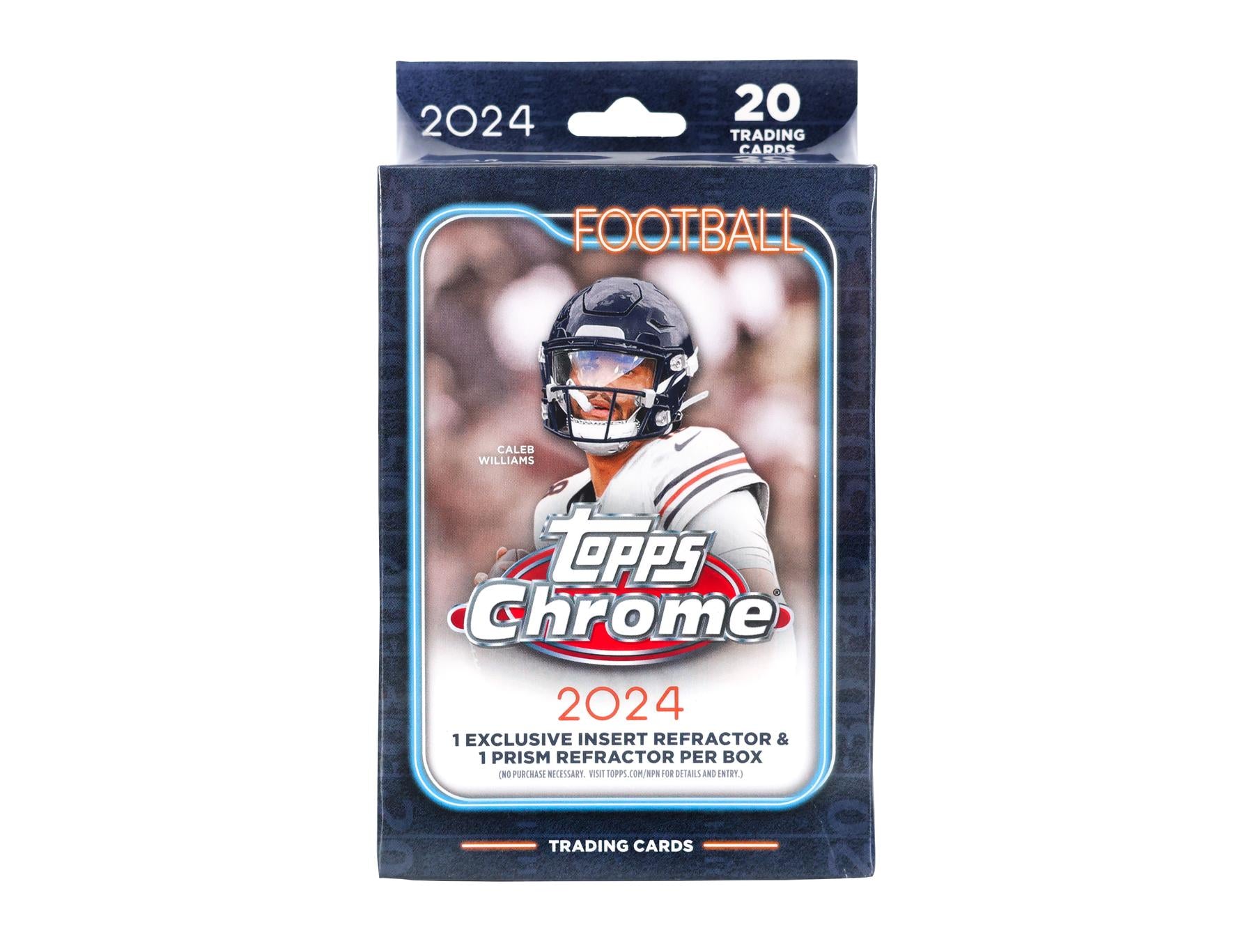 1x FREE - '24 Topps Chrome Football Hanger Box