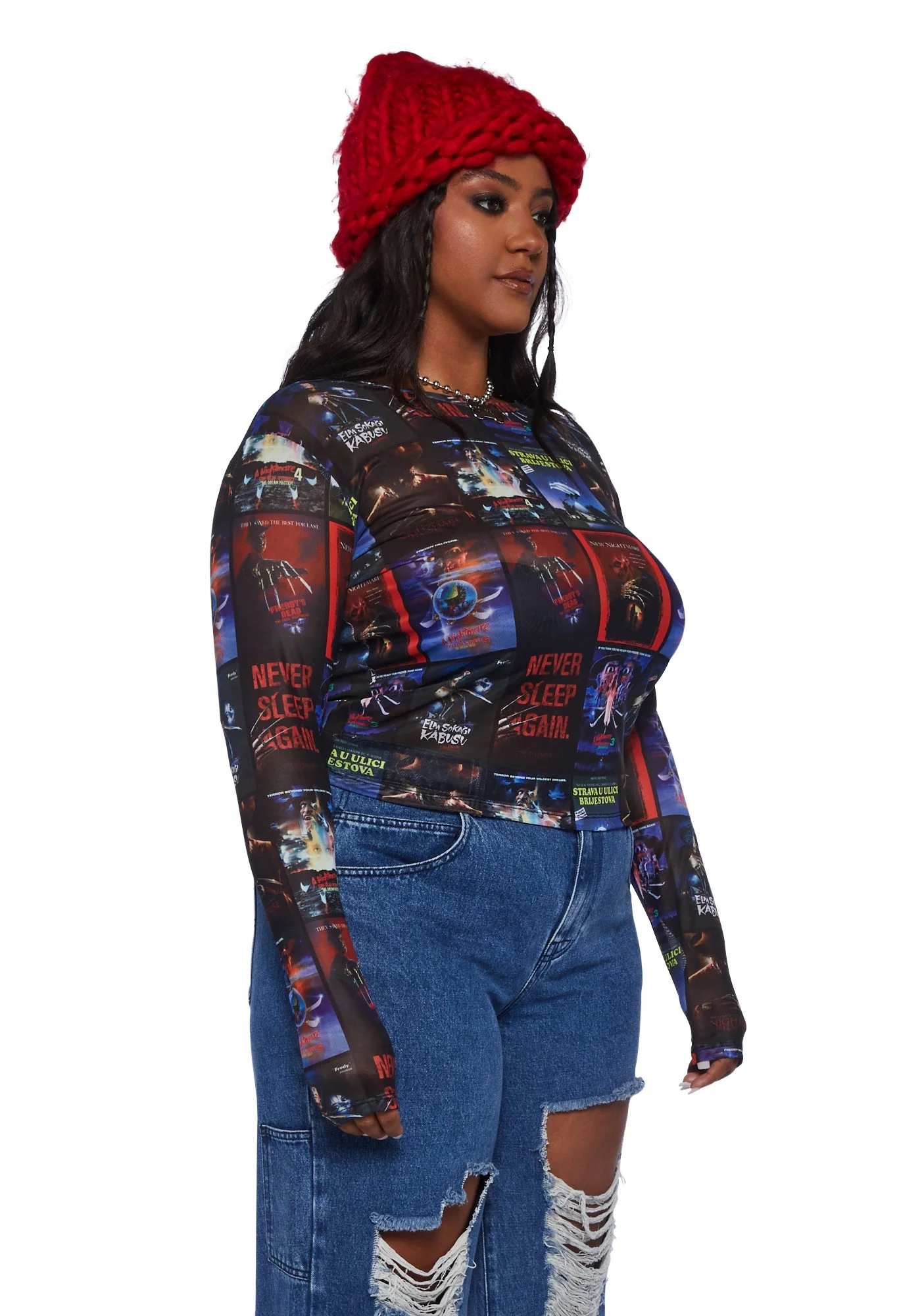 Never Sleeping Mesh Top