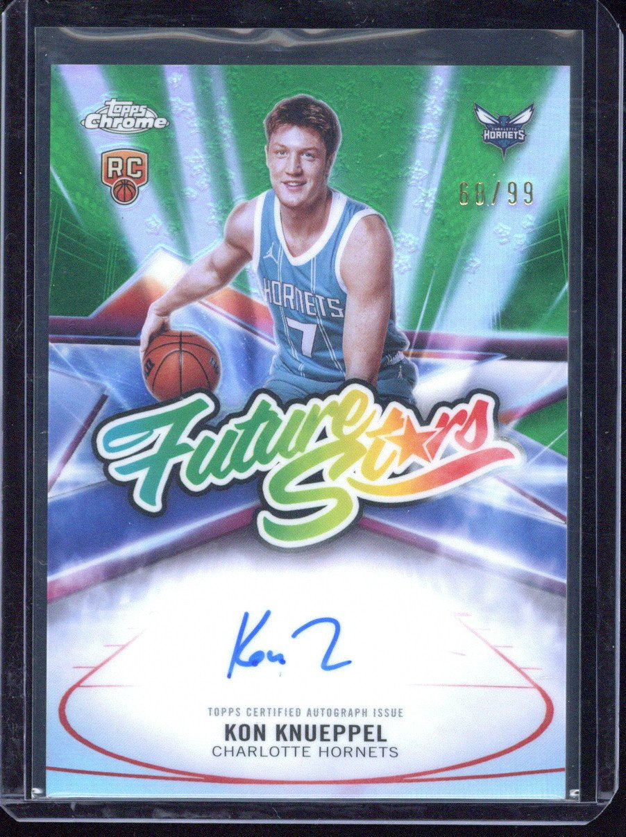 2025-26 Topps Chrome Kon Knueppel RC Future Stars Autograph /99