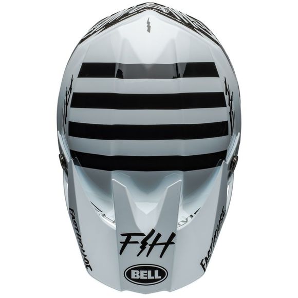 Casque cross Bell MOTO-10 FASTHOUSE MOD SQUAD 2026 - Blanc / NoirRef : EL0635