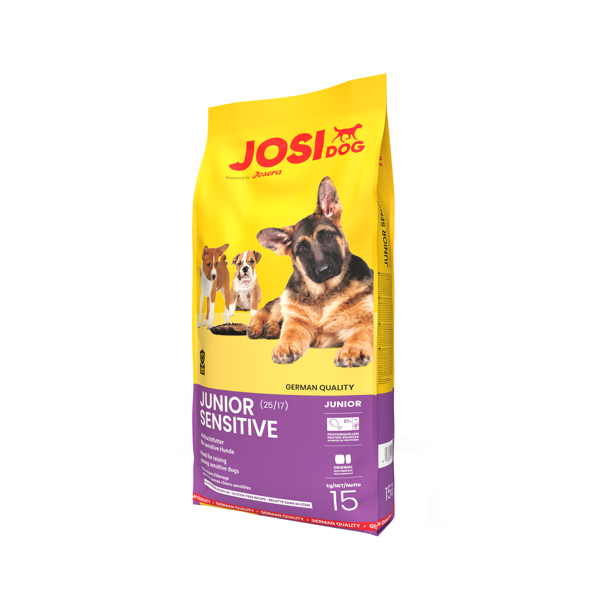 Josidog Junior Sensitive Dog Food - 15 kg