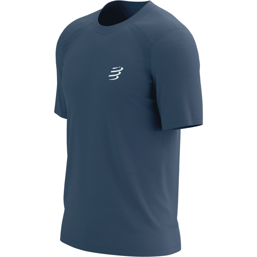 Compressport Performance Running T-Shirt Men - indigo