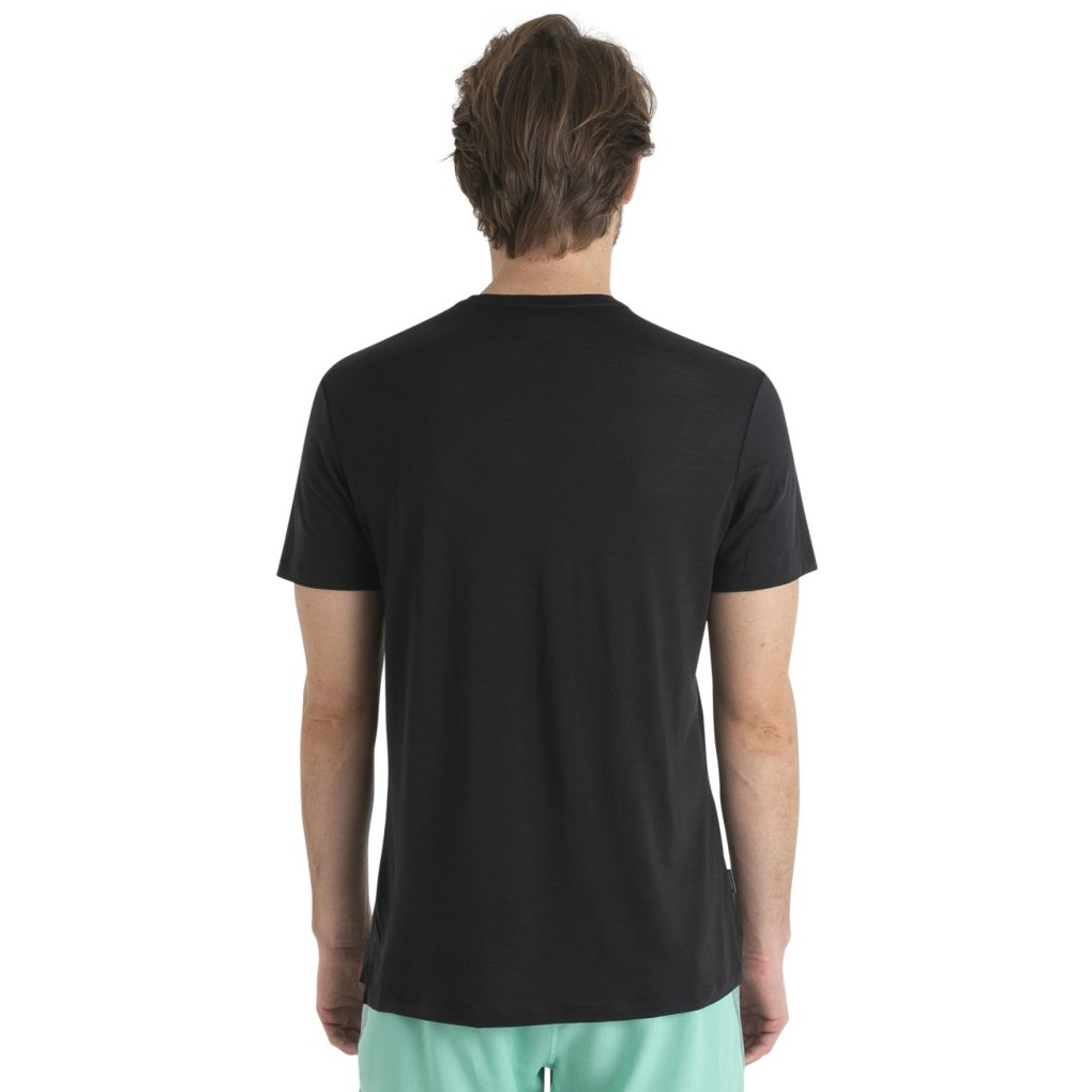 Icebreaker Merino 125 Cool-Lite™ Sphere III Short Sleeve Tee Men - Black