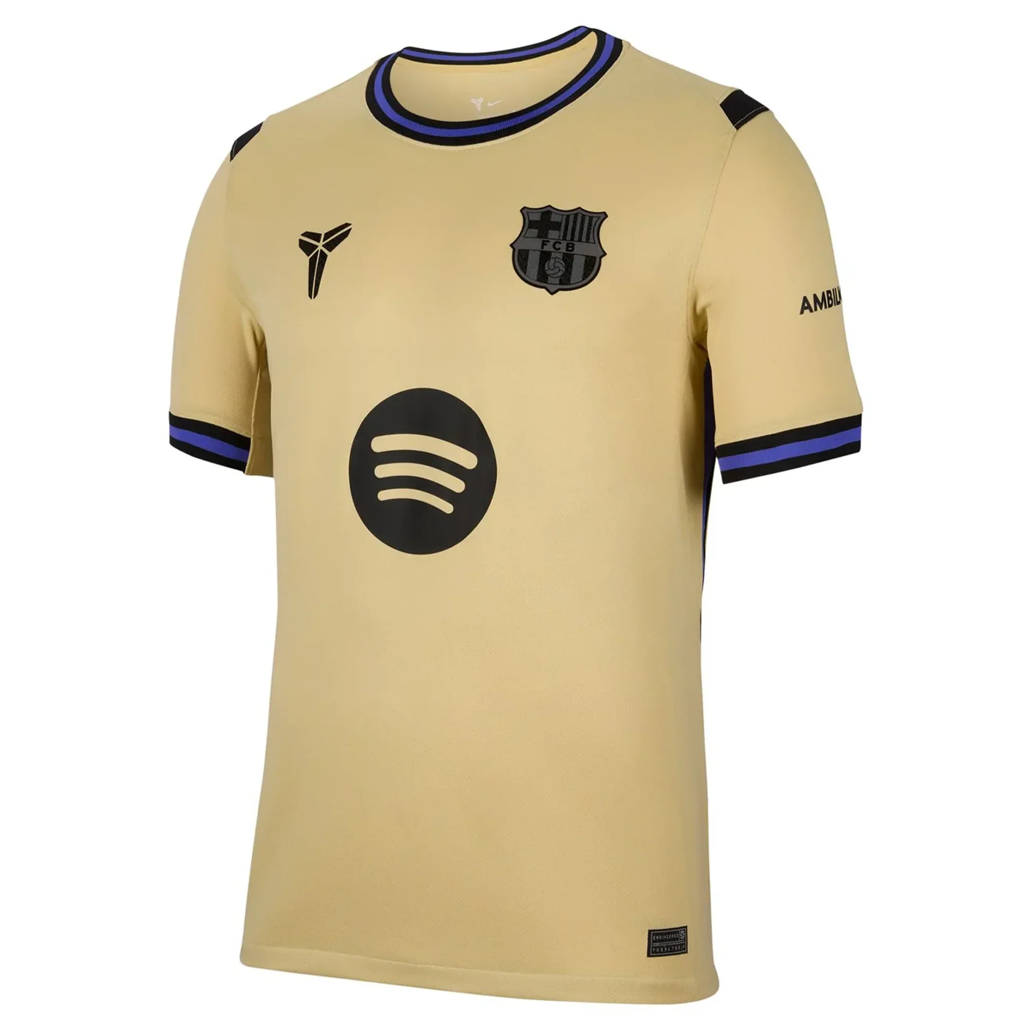 Men's FC Barcelona Away Jersey 25/26 (Team Gold/Persion Violet/Black)