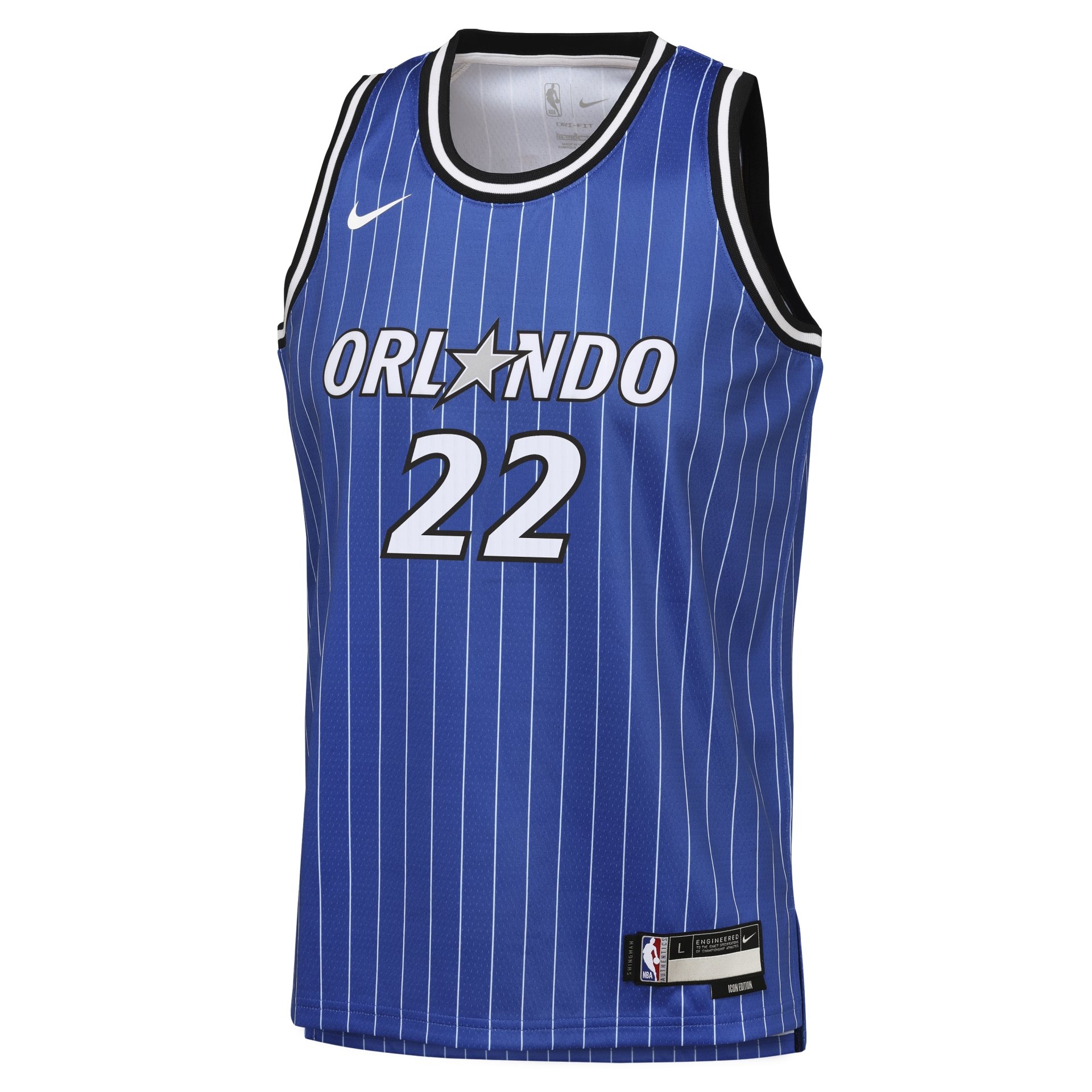 Franz Wagner #22 Orlando Magic Icon Swingman NBA Jersey Blue (YOUTH)
