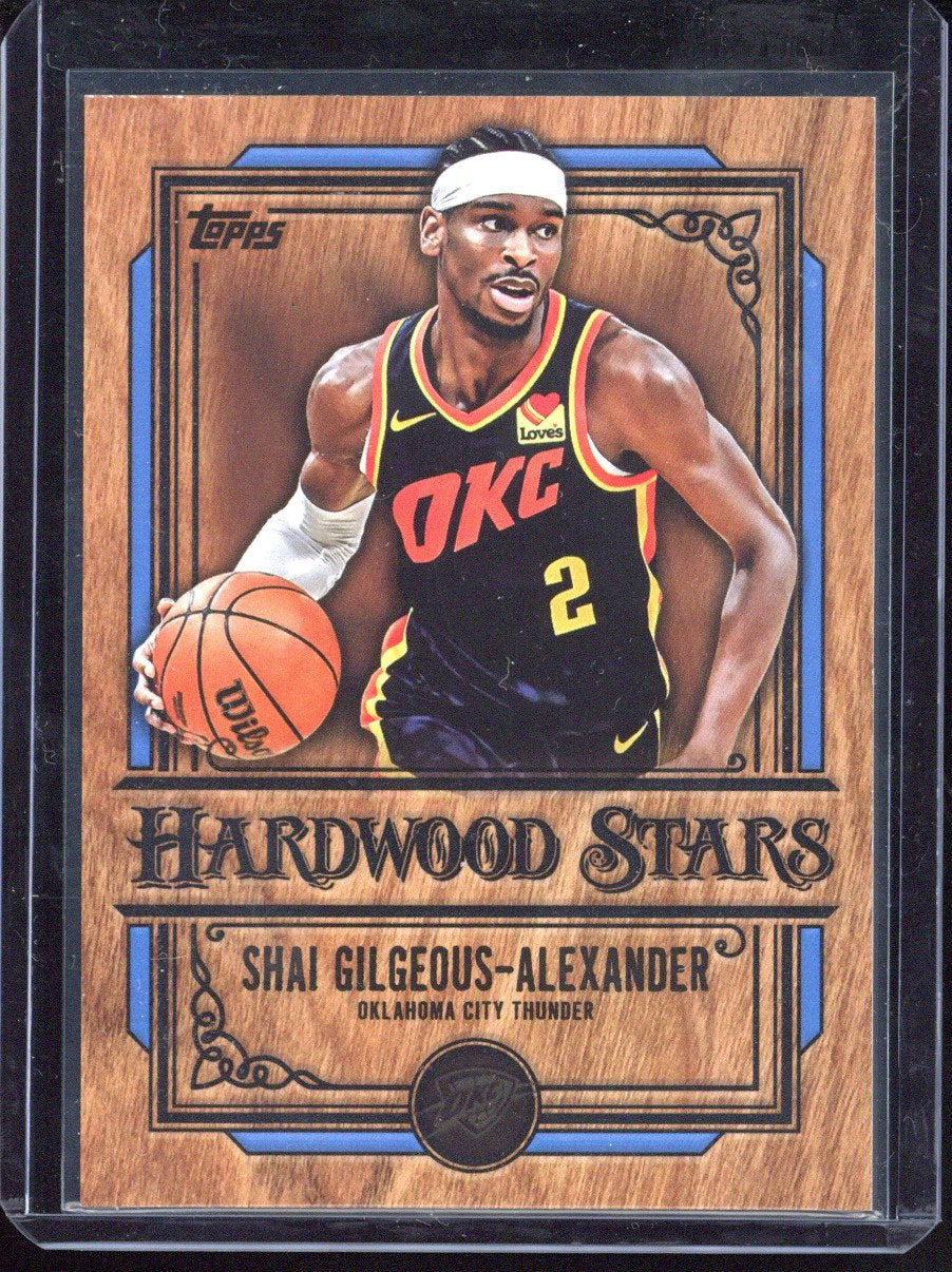 2024-25 Topps Basketball Shai Gilgeous-Alexander Hardwood Stars #HS-6
