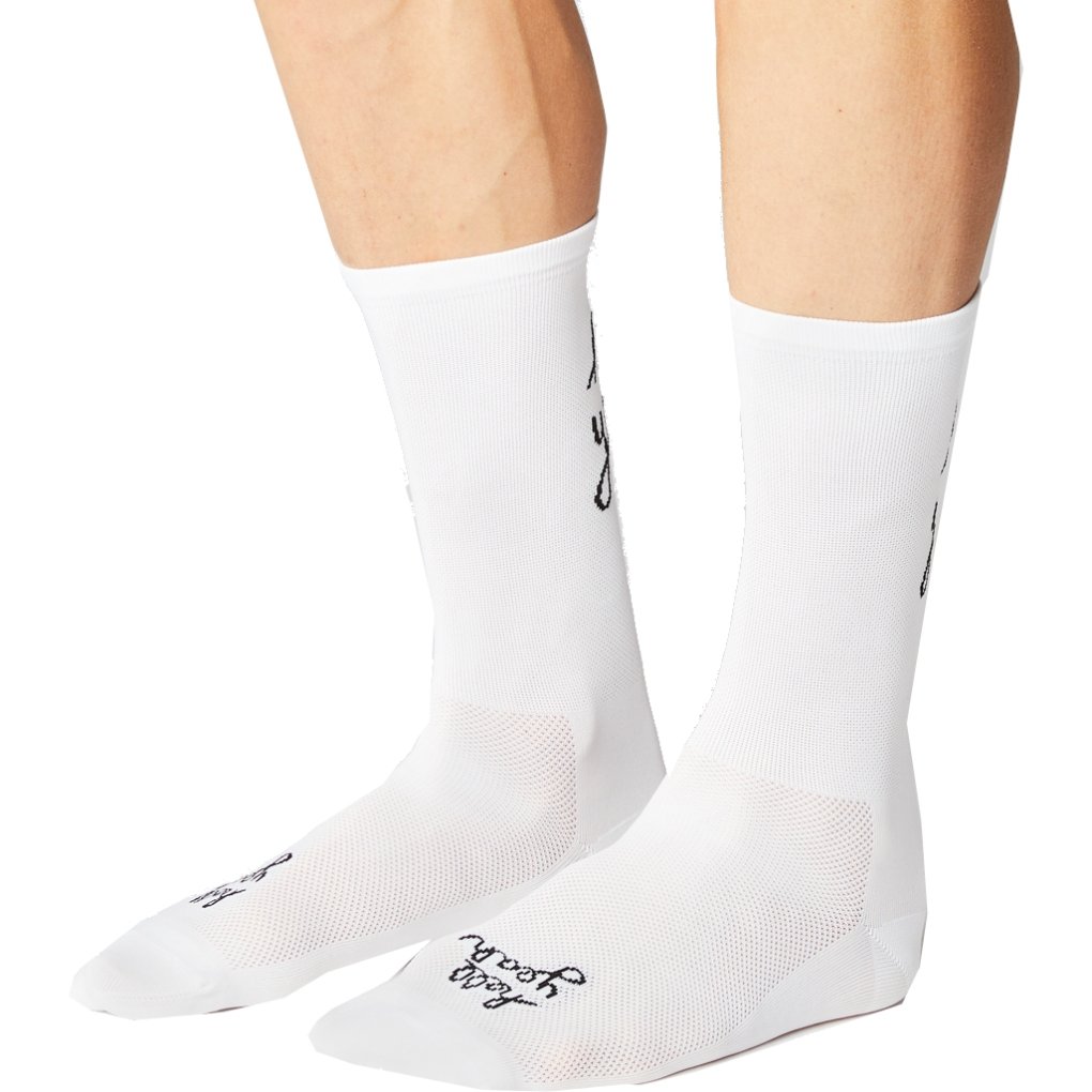 FINGERSCROSSED Hell Yeah 3.0 Cycling Socks - White #666