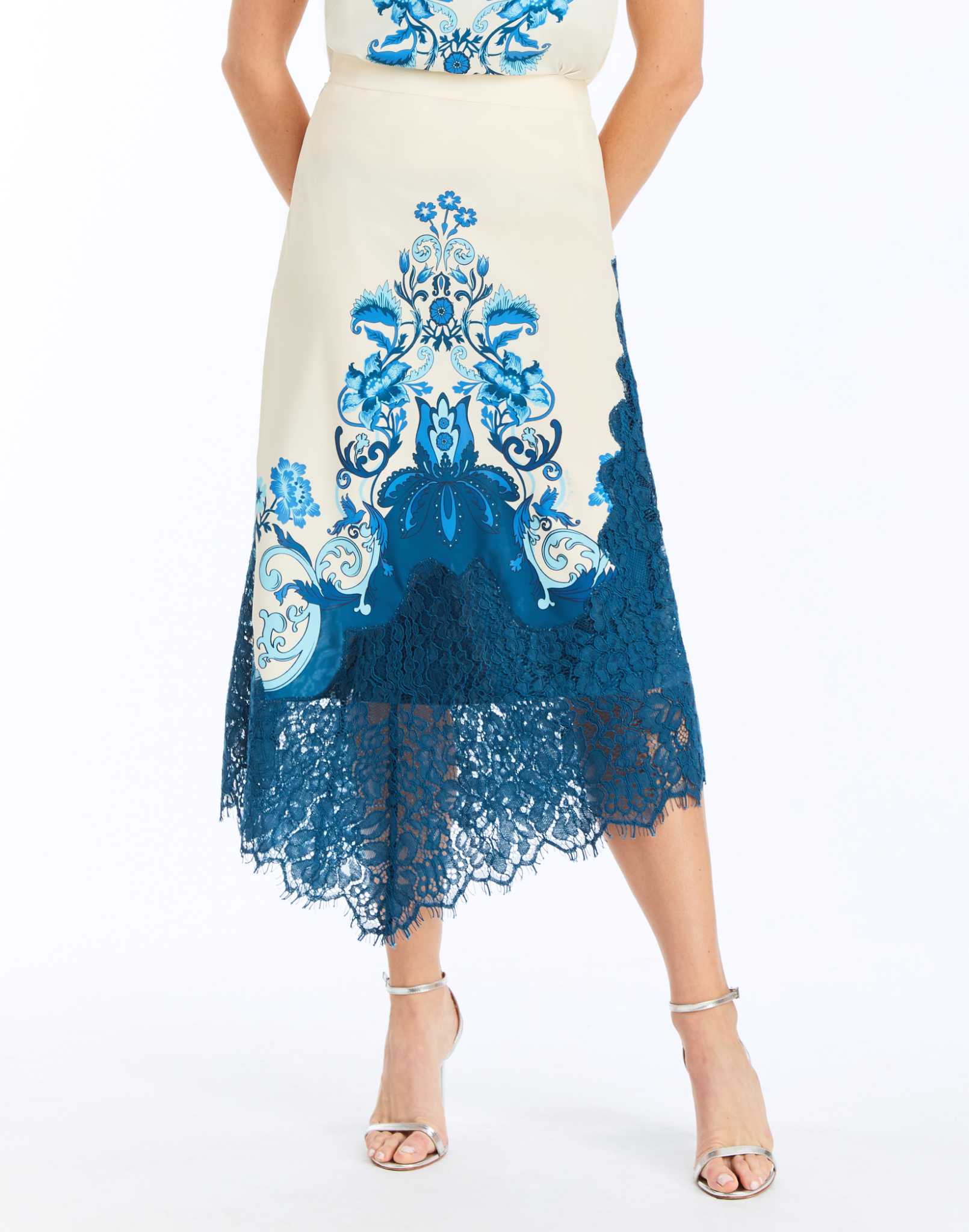 Gracie Lace Midi Skirt