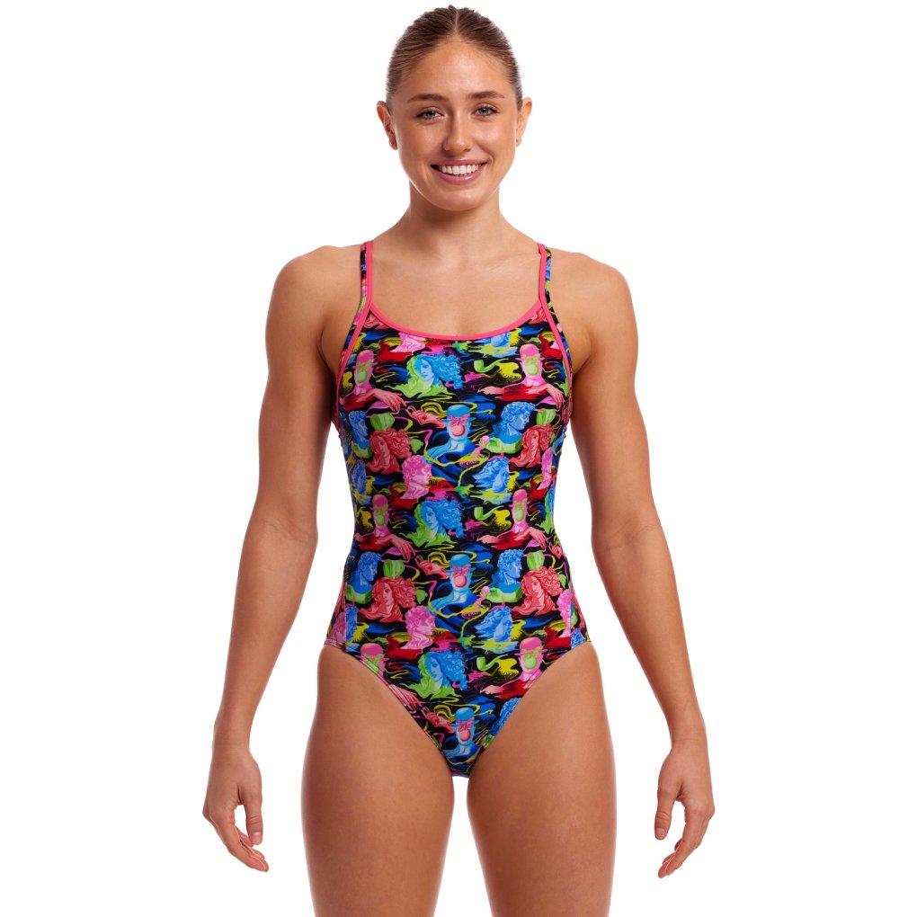 Funkita Diamond Back Eco One Piece Swimsuit Women - Art Snob