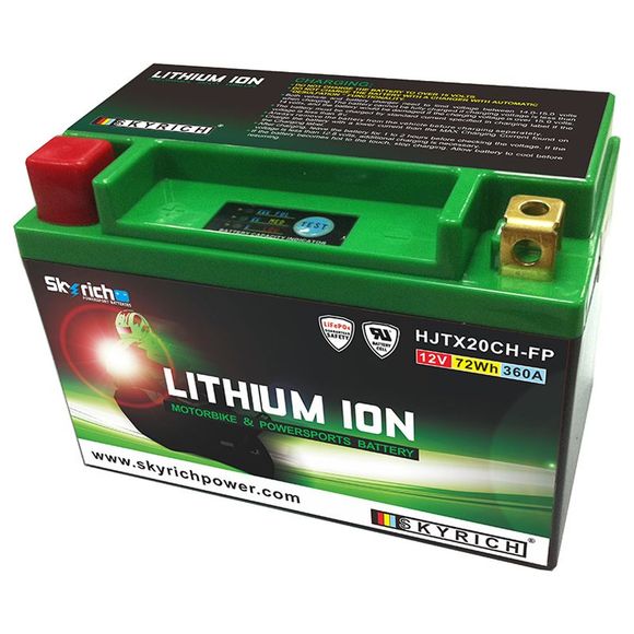 Skyrich Lithium Ion Battery GYZ16H/ YTX16-BS/ YTX16-BS-1 /YTX20CH-BS/ YB16B-A /YB16B-A1/ HYB16A-AB (HJTX20CH-FP)Ref: SKY0015 / S482035
