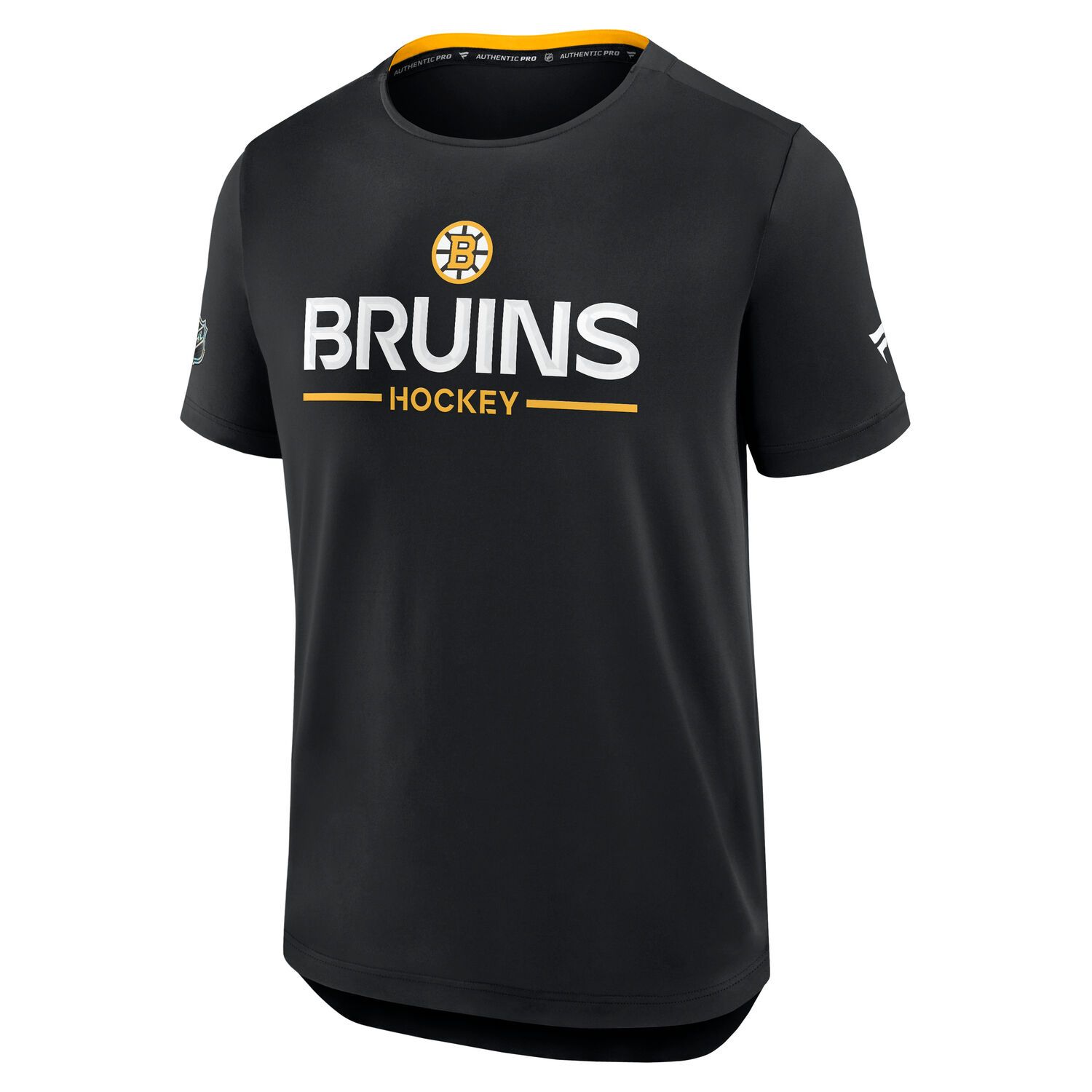 Boston Bruins 2025/26 Authentic Pro Rink Tech NHL T-Shirt Black
