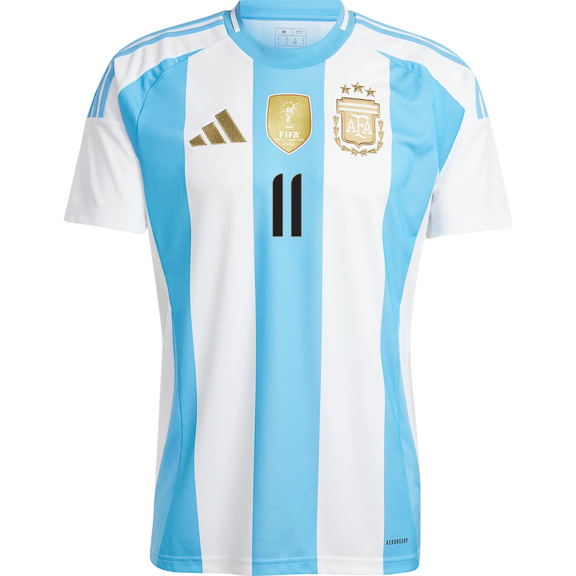 Argentina Angel Di Maria Home Jersey 24/25 (White/Blue Burst)