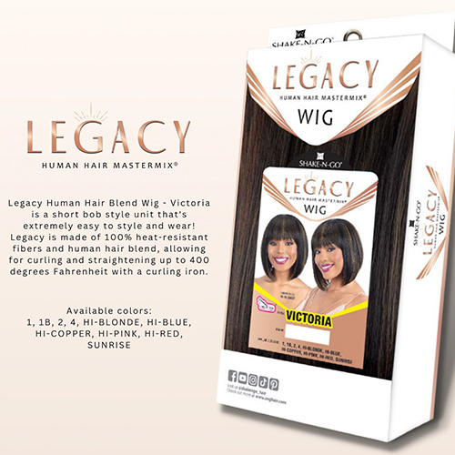 Milky Way Human Hair Blend Wig Legacy Victoria