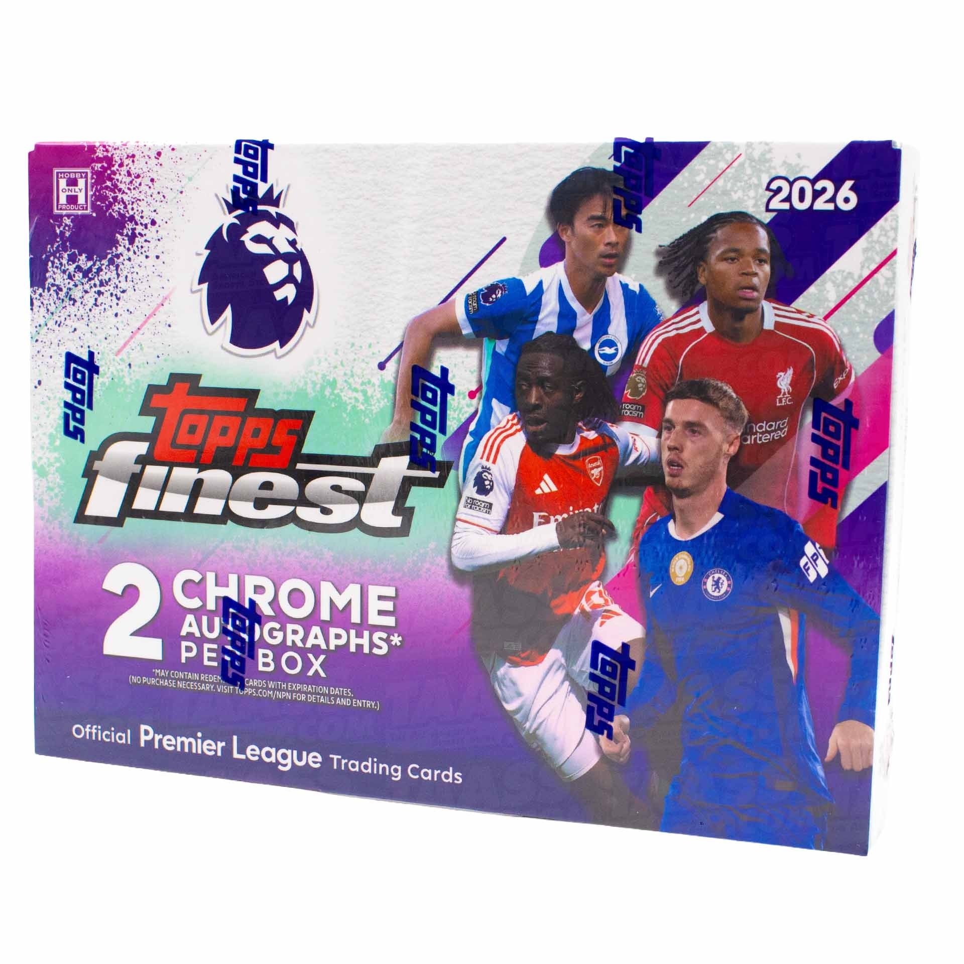 2025/26 Topps Finest Premier League Soccer EPL Hobby Box