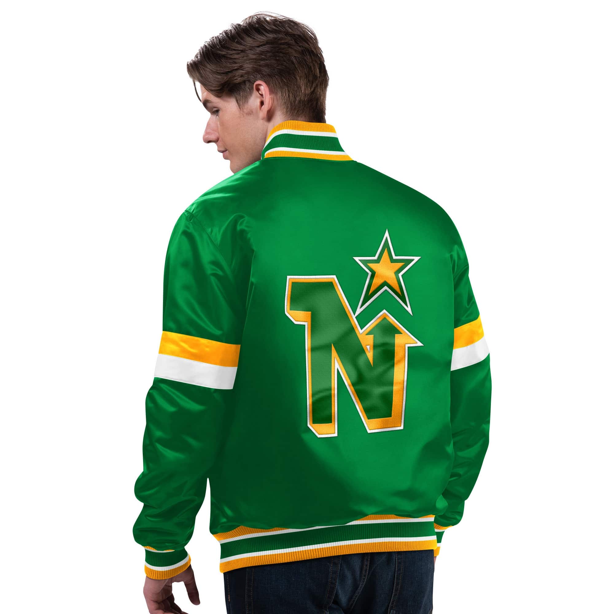 Minnesota North Stars Starter Vintage Diveplay NHL Varsity Jacket