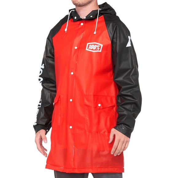 100% TORRENT Rain Jacket - Black / RedRef: CE1428
