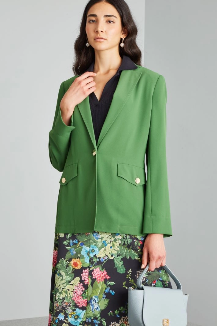 Deconstructed levantine blazer - GREEN