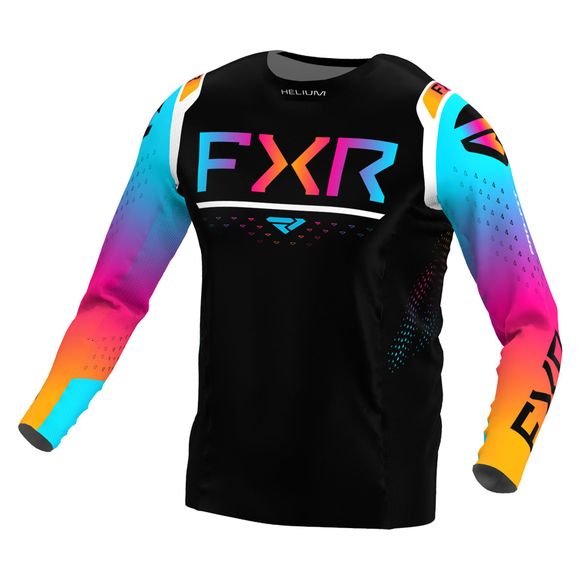 FXR YOUTH HELIUM cross jersey - Black / MulticolorRef: FXR0394