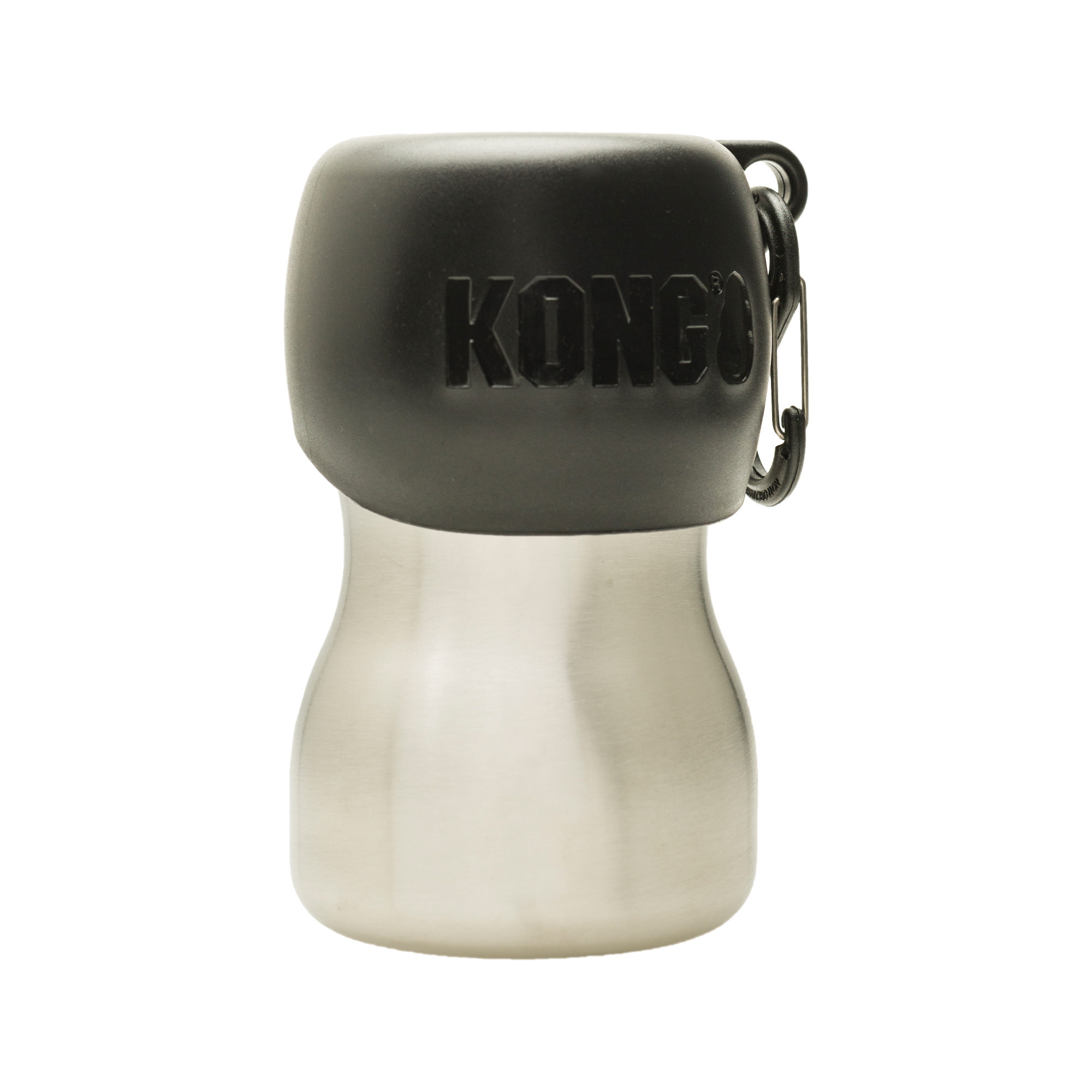 KONG H2O Stainless Steel Water Bottle - Black - 255 ml