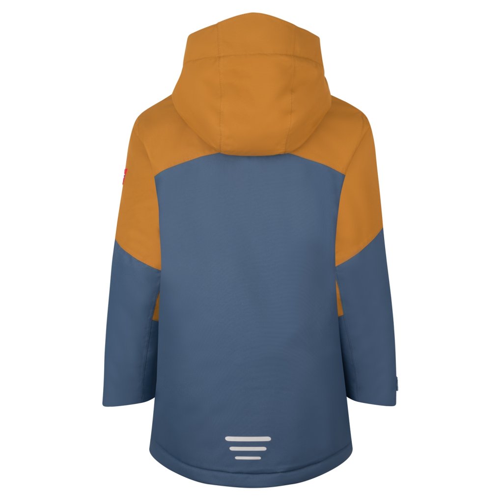 Trollkids Kongsberg Jacket Kids - Bronze/Mystic Blue/Flame Orange