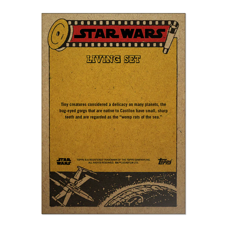 Topps UK - SW Living Set Card #407 - Gorg