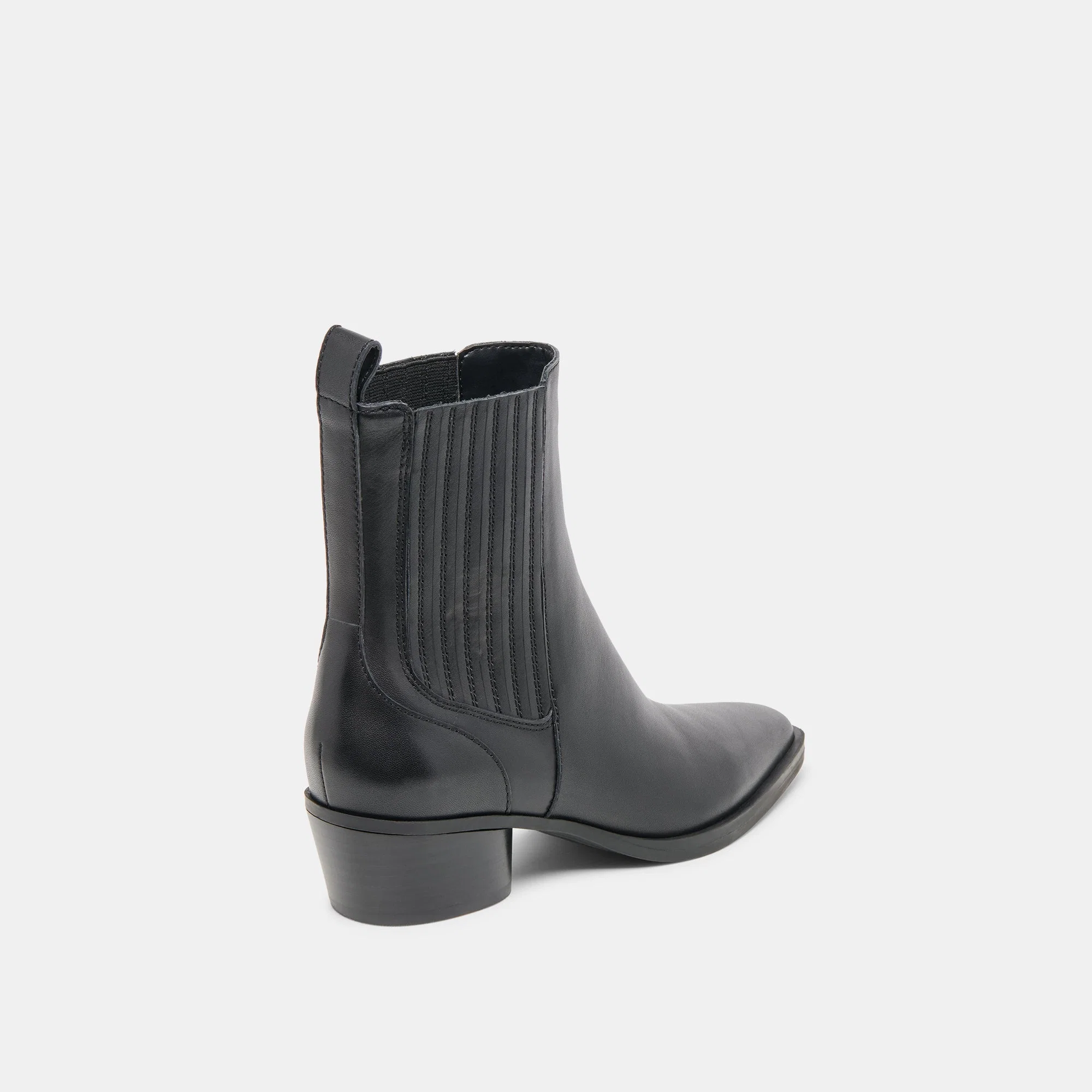 FAINT H2O BOOTIES BLACK LEATHER